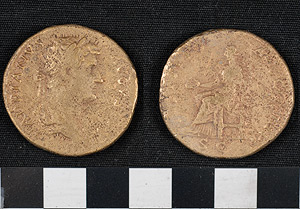 Thumbnail of Coin: Sestertius of Hadrian (1919.63.0507)