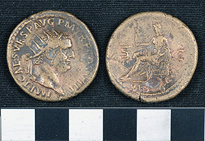Thumbnail of Coin: Dupondius of Titus (1919.63.0533)