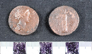 Thumbnail of Coin: Roman Empire, AE As of Crispina, wife of Commodus (1919.63.0564)