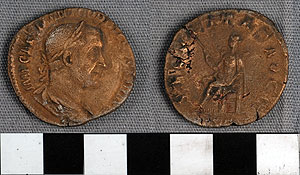 Thumbnail of Coin: Roman Empire, Sestertius (1919.63.0633)
