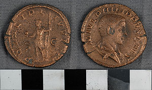 Thumbnail of Coin: Roman Empire, Sestertius (1919.63.1141)