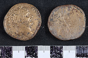 Thumbnail of Coin: Sestertius of Septimius Severus (1919.63.1166)