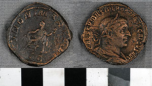 Thumbnail of Coin: Roman Empire, Sestertius (1919.63.1175)
