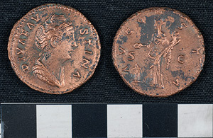 Thumbnail of Coin: Dupondius of Faustina (1919.63.1235)