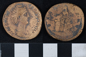 Thumbnail of Coin: Sestertius of Faustina (1919.63.1244)