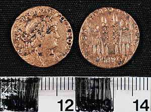 Thumbnail of Coin: 3/4 of Constantine II (1919.63.1248)