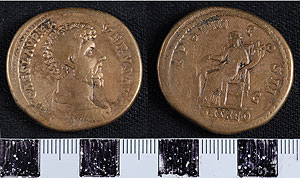 Thumbnail of Coin: Sestertius of Lucius Verus (1919.63.1320)