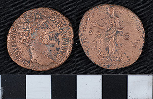 Thumbnail of Coin: Sestertius of Marcus Aurelius (1919.63.1327)