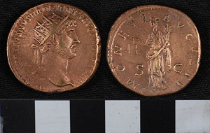 Thumbnail of Coin: Dupondius of Hadrian (1919.63.1329)