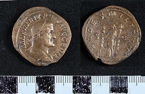 Thumbnail of Coin: Sestertius of Maximinus I (1919.63.1340)