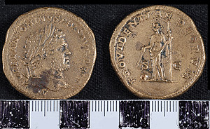 Thumbnail of Coin: Sestertius of Caracalla (1919.63.1367)