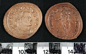 Thumbnail of Coin: Follis of Severus II (1919.63.1370)