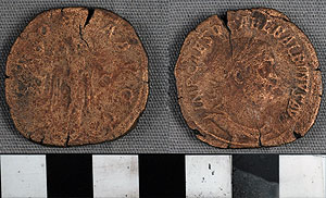 Thumbnail of Coin: Roman Empire, Sestertius (1919.63.1409)