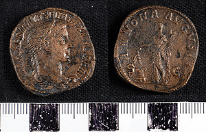 Thumbnail of Coin: Sestertius of Severus Alexander (1919.63.1461)