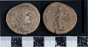 Thumbnail of Coin: Sestertius of Clodius Albinus (1919.63.1527)