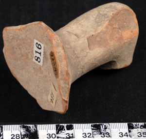 Thumbnail of Rhodian Amphora Handle Fragment (1922.01.0044)