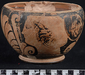 Thumbnail of Red Figure Skyphoid Pyxis, Cosmetics Container (1922.01.0071A)