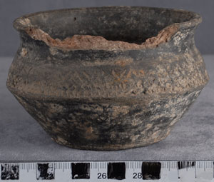 Thumbnail of Bowl with Stamped Pattern (1924.02.0341)
