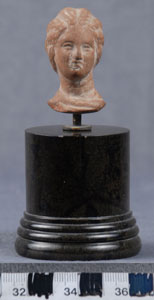 Thumbnail of Tanagra Figurine: Female Head (1929.04.0006)