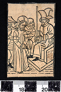 Thumbnail of Woodcut: "Christ Before Pilate" ()