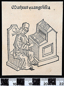 Thumbnail of Woodcut: "St Matthew"
 (1937.04.0002)