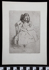 Thumbnail of Etching and Drypoint: Annie Seated (1952.02.0009)