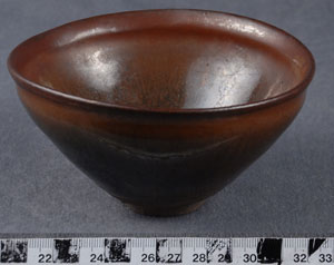 Thumbnail of Reproduction: Sung Dynasty-Style Chien Yao Tea Bowl (1969.07.0001D)