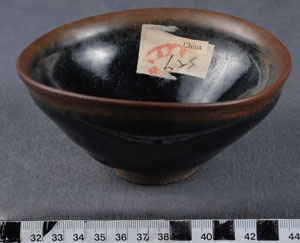 Thumbnail of Reproduction: Sung Dynasty-Style Chien Yao Tea Bowl (1969.07.0001H)
