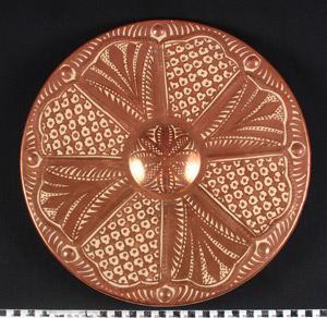 Thumbnail of Copper Lustreware Plate Plaque ()