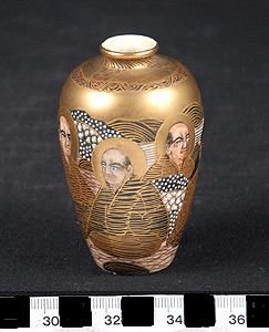 Thumbnail of Exportware Satsuma Vase with Shinto Dieties (1995.06.0002)