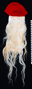 Thumbnail of Child’s Devil Dance Costume, Diablada Festival Costume, Cap with Wig (2008.04.0001D)