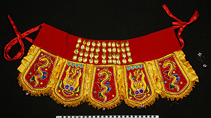 Thumbnail of Child’s Devil Dance Costume, Diablada Festival Costume, Pollerin, Skirt (2008.04.0001H)