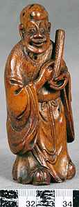 Thumbnail of Figurine:  Han Shan, Chinese Poet (2008.11.0005)