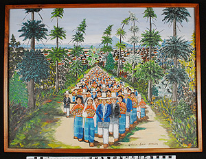 Thumbnail of Painting: Wedding Scene (2008.16.0001)