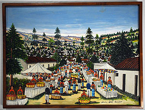 Thumbnail of Painting: Market Scene (2008.16.0002)