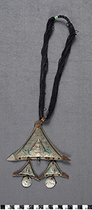 Thumbnail of Necklace with Tcherot Amulet (2008.22.0008)