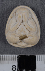 Thumbnail of Votive Amulet: Pit Taa, Pidta, Closed Eye Buddhist Image (2008.22.0213)