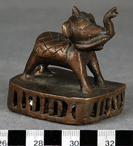 Thumbnail of Foot Scrubber Bell Rattle: Elephant (2010.01.0271)