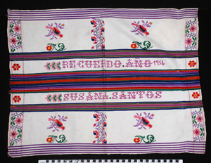 Thumbnail of Woman’s Tzute or Servilleta, Multi-Purpose Utility Cloth (2011.05.0486)