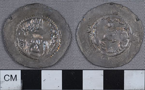 Thumbnail of Coin: Sassanian Empire (Forgery?) (1900.63.0649)