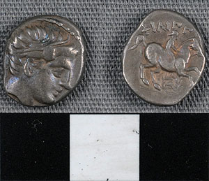 Thumbnail of Coin: Ancient Greece, Macedon, Triobol (1900.63.0660)