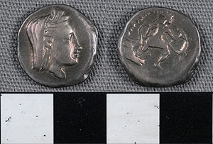 Thumbnail of Coin: Hemidrachm, Thebes (1900.63.0672)