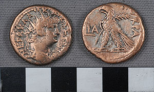 Thumbnail of Coin: Billon Tetradrachm of Alexandria (1900.63.1139)