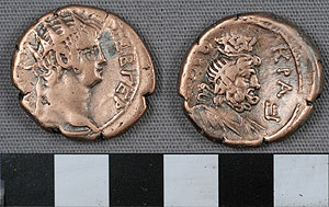Thumbnail of Coin: Billon Tetradrachm of Alexandria (1900.63.1147)