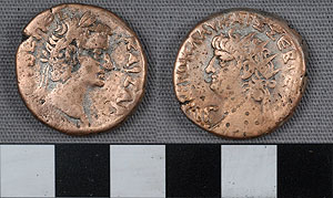 Thumbnail of Coin: Billon Tetradrachm of Alexandria (1900.63.1164)