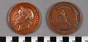 Thumbnail of Medal - Commemorative: Paris Exhibition 1867 (1900.79.0002)