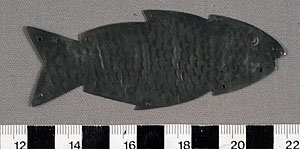 Thumbnail of Reproduction of Fish Ornament (1914.11.0093)