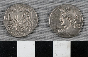 Thumbnail of Coin: Roman Republic, Denarius (1919.63.0714)