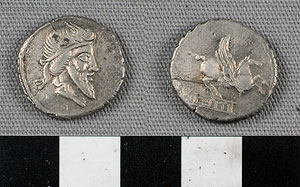 Thumbnail of Coin: Roman Republic, Denarius (1919.63.0742)
