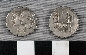 Thumbnail of Coin: Roman Republic, Denarius (1919.63.0745)